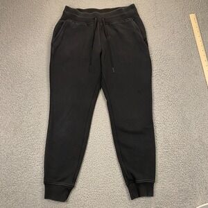 Lululemon Warm Down Jogger II *28"‎ Womens size 8 Black Sweatpants W5BSDS
